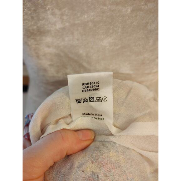 NWOT Rococo Sand Paola Halter Cutout Metallic Ruffle Maxi Dress $445 Medium - Picture 10 of 10